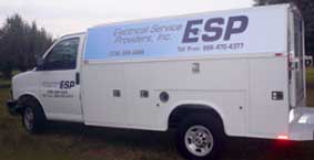 electronic service provider van